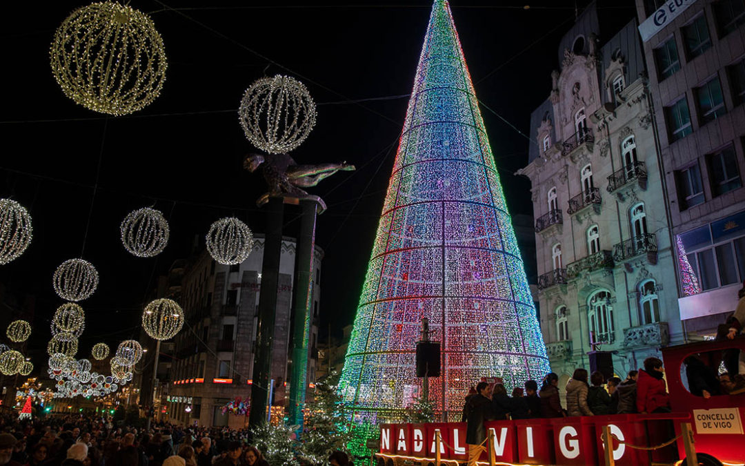 Luces y atracciones que puedes visitar esta navidad en Vigo